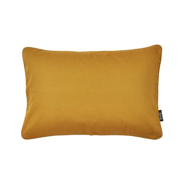 done.® Kissenhülle Cushion Uni goldfarbener Panamabezug - ca. 40 x 60 cm