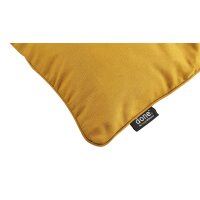 done.® Kissenhülle Cushion Uni goldfarbener Panamabezug - ca. 40 x 60 cm