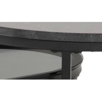 Couchtisch-Set Spiro Schwarz – zweiteilig