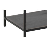 Regal Seaford im Industrielook als Esszimmermöbel Esche & Schwarz – ca. 114 x 185 cm