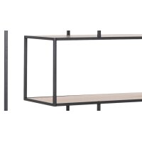 Regal Seaford im Industrielook als Esszimmermöbel Wildeiche & Schwarz – ca. 114 x 185cm