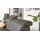 Interliving Sofa Serie 4054 – Ecksofa steingrauer LongLife-Leder Vivre & schwarze Metallfüße – Stellfläche ca. 347 x 176 cm