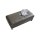 Interliving Sofa Serie 4054 – Funktionshocker steingrauer LongLife-Leder Vivre & schwarze Metallfüße – ca. 130 x 60 cm