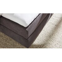 Interliving Bettsystem Serie 1414 - Boxspringbett dunkelgrauer Stoffbezug ENF 09 - Liegefläche ca. 180 x 200 cm