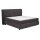 Interliving Bettsystem Serie 1414 - Boxspringbett dunkelgrauer Stoffbezug ENF 09 - Liegefläche ca. 180 x 200 cm