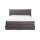 Interliving Bettsystem Serie 1414 - Boxspringbett dunkelgrauer Stoffbezug ENF 09 - Liegefläche ca. 180 x 200 cm