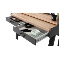 Sekretär Jasmin Graphit & Artisan Eiche
