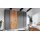 Interliving Schlafzimmer Serie 1025 – Kleiderschrank Graphit & Balkeneiche gehackt - sechs Türen, Breite ca. 299 cm