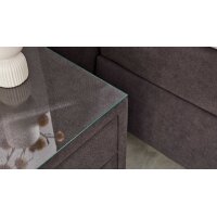 Interliving Bettsystem Serie 1414 - Glasauflage Klarglas...