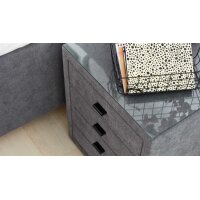 Interliving Bettsystem Serie 1414 - Glasauflage Klarglas...