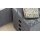 Interliving Bettsystem Serie 1414 - Glasauflage Klarglas - ca. 50 x 55 cm