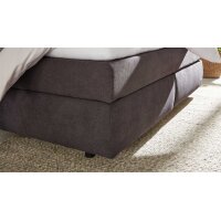 Interliving Bettsystem Serie 1414 - Boxspringbett dunkelgrauer Stoffbezug ENF 09 - Liegefläche ca. 180 x 200 cm