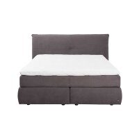 Interliving Bettsystem Serie 1414 - Boxspringbett dunkelgrauer Stoffbezug ENF 09 - Liegefläche ca. 180 x 200 cm
