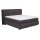 Interliving Bettsystem Serie 1414 - Boxspringbett dunkelgrauer Stoffbezug ENF 09 - Liegefläche ca. 180 x 200 cm