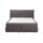 Interliving Bettsystem Serie 1414 - Boxspringbett dunkelgrauer Stoffbezug ENF 09 - Liegefläche ca. 180 x 200 cm