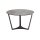 Interliving Couchtisch Serie 6208 - Couchtisch titanfarbene Keramik & schwarzer Stahl - Durchmesser ca. 75 cm