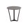 Interliving Couchtisch Serie 6208 - Beistelltisch rostbraune Keramik & schwarzer Stahl - Durchmesser ca. 55 cm