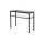 Interliving Couchtisch Serie 6210 - Konsoltisch zementgraue Keramik & schwarzer Stahl - ca. 100 x 38 cm