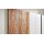 Interliving Schlafzimmer Serie 1025 – Kleiderschrank Weiß & Balkeneiche gehackt - fünf Türen, Breite ca. 249 cm