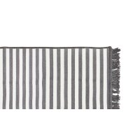 done.® Outdoor-Teppich Dunkelgrau & Weiß -...