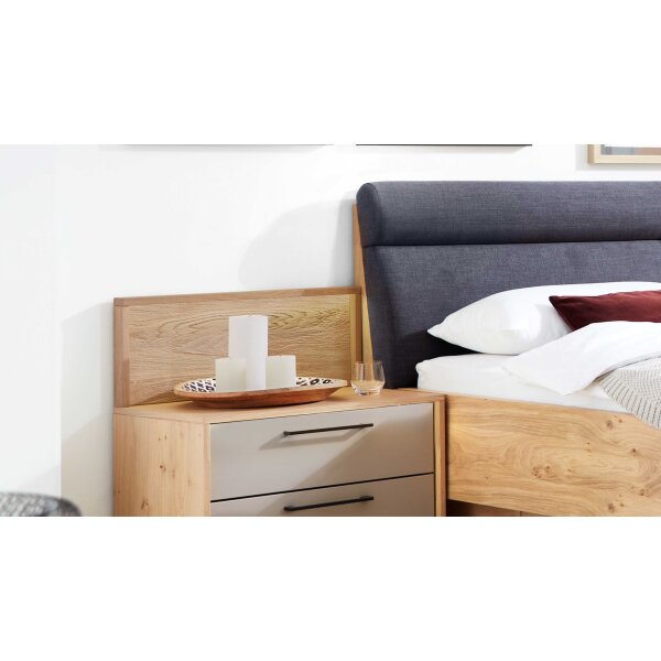 Interliving Schlafzimmer Serie 1023 – Paneelaufsatz links, Breite ca. 64 cm - Riffholz