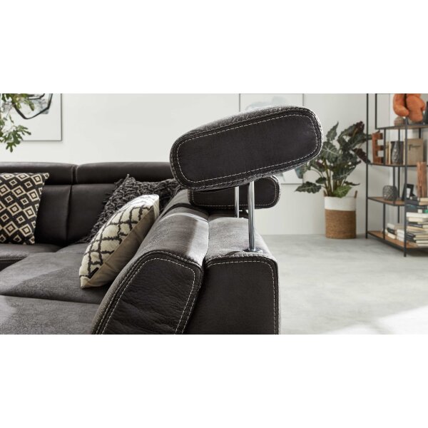 Interliving Sofa Serie 4252 – Kopfteilverstellung manuelle Funktion mit Höhenverstellung