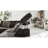 Interliving Sofa Serie 4252 – Kopfteilverstellung manuelle Funktion mit Höhenverstellung