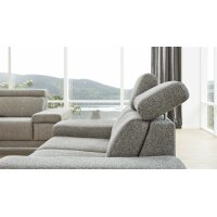 Interliving Sofa Serie 4252 – Kopfteilverstellung manuelle Funktion mit Höhenverstellung
