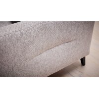 Interliving Sofa Serie 4400 - Ecksofa steingrauer Bezug GCP 39 - Stellfläche ca. 210 x 262 cm