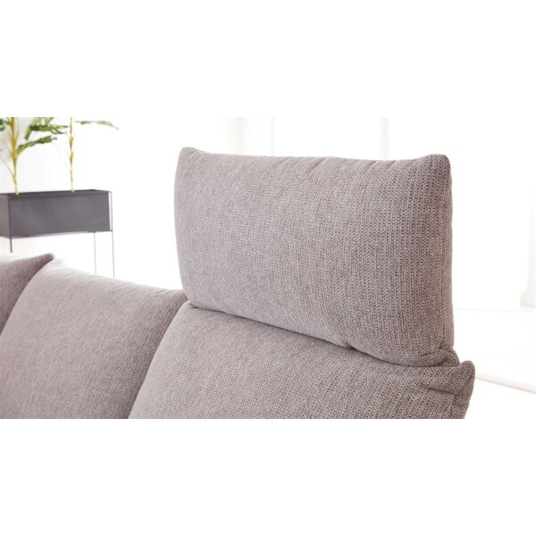 Interliving Sofa Serie 4400 - Kopfstütze steingrauer Bezug GCP 39 - Breite ca. 82 cm