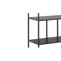 Treppenregal Seaford Schwarz ca. 135 x 150 cm
