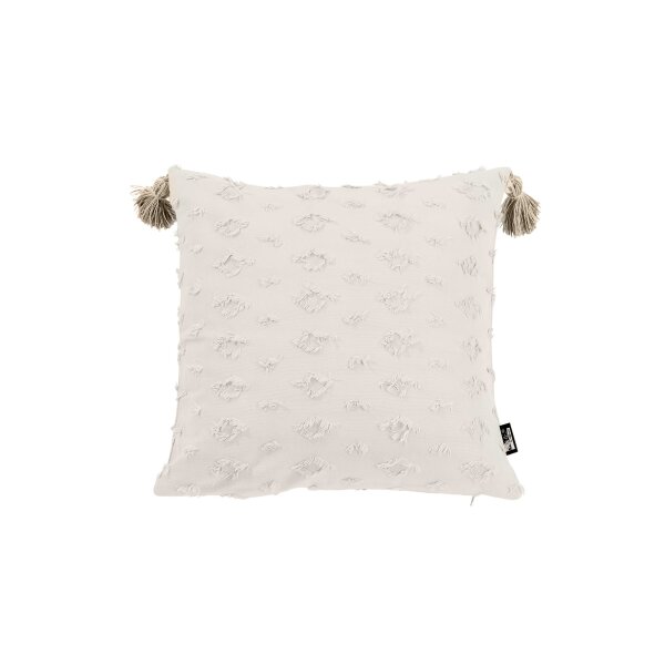 done.® Kissenhülle Cushion Luise tofufarbene Baumwolle - ca. 45 x 45 cm