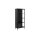 Metallmöbel Newcastle - Vitrine Schwarz & Klarglas - zwei Türen, Höhe ca. 180 cm