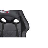 Gaming-Drehstuhl Game Rocker Anthrazit & Schwarz