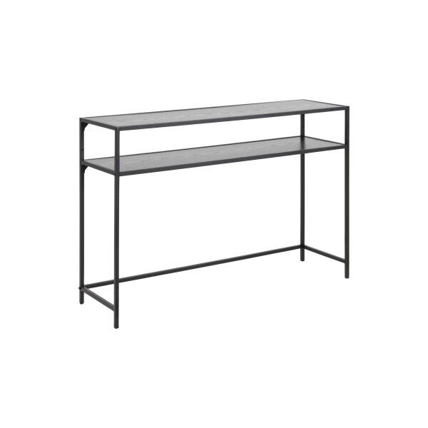 Konsoltisch Seaford im Industrielook - Beistelltisch Schwarz – Länge ca. 120 cm