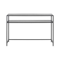 Konsoltisch Seaford im Industrielook - Beistelltisch Schwarz – Länge ca. 120 cm