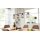 Interliving Leuchten Serie 9331 - Hängeleuchte Rauchglas & Mattschwarz – Länge ca. 98 cm
