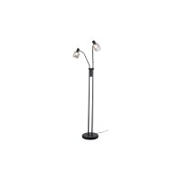 Interliving Leuchten Serie 9341 - Stehleuchte Rauchglas...