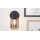 Interliving Leuchten Serie 9341 - Wandleuchte Rauchglas & Mattschwarz – Durchmesser ca. 10 cm