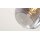 Interliving Leuchten Serie 9341 - Deckenleuchte Rauchglas & Mattschwarz – Länge ca. 38 cm