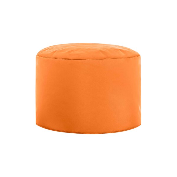 SITTING POINT Sitzsack-Hocker dotcom scuba® als Kleinmöbel orange Kunstfaser – Durchmesser ca. 50 cm