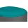 SITTING POINT Sitzsack-Hocker dotcom bebop scuba® Petrol & Anthrazit - Durchmesser ca. 50 cm