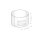 SITTING POINT Sitzsack-Hocker dotcom bebop scuba® Petrol & Anthrazit - Durchmesser ca. 50 cm