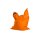 SITTING POINT Sitzsack bigfoot scuba® - Sitzmöbel orange Kunstfaser - ca. 130 x 170 cm