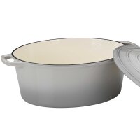 kela Bräter Calido hellgraues Gusseisen - ca. 9,3 Liter