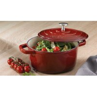 kela Bräter Calido rotes Gusseisen - ca. 2,5 Liter