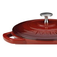kela Bräter Calido rotes Gusseisen - ca. 2,5 Liter