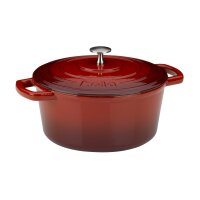kela Bräter Calido rotes Gusseisen - ca. 3,8 Liter