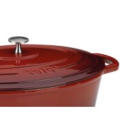 kela Bräter Calido rotes Gusseisen - ca. 6 Liter