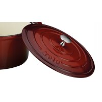 kela Bräter Calido rotes Gusseisen - ca. 4,6 Liter